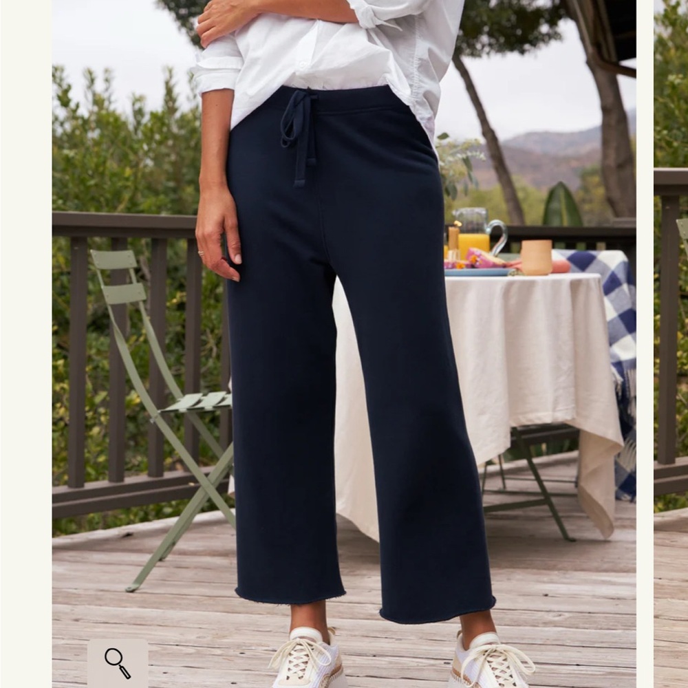 Frank & Eileen Dark Blue Cropped Pants